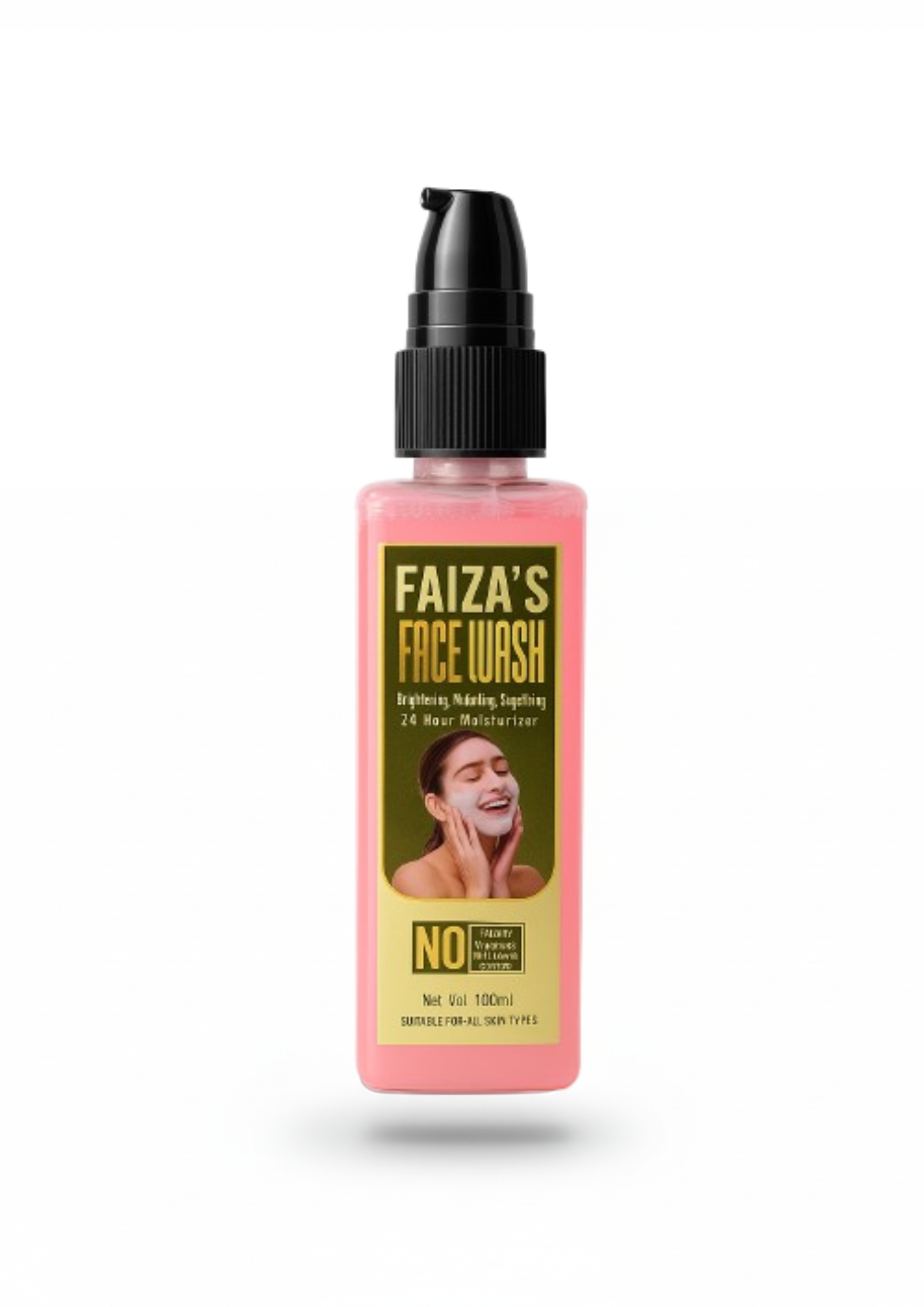 faiza glutathione whitening facewash